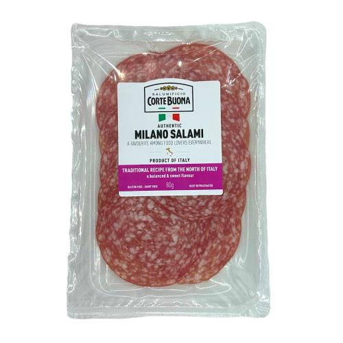 Milano Salami Sliced (Corte Buona) 80g