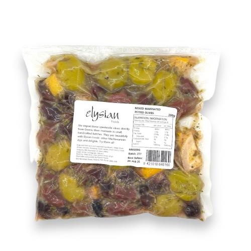 Mixed Marinated Olives (Elysian) 300g