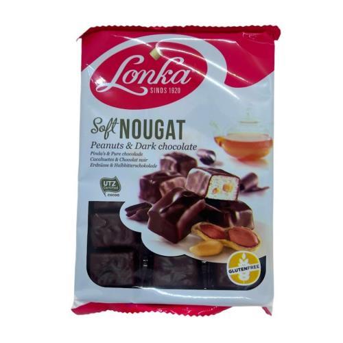 Nougat Peanuts and Dark Chocolate 220gm (Lonka)