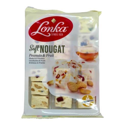 Nougat Peanuts and Fruit 220gm (Lonka)