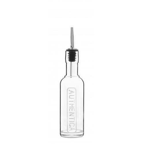 Oil Bottle w/ Stainless Steel Pourer 250ml (Luigi Bormioli)