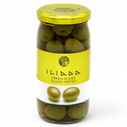 Olives Green Whole 370g (Iliada)
