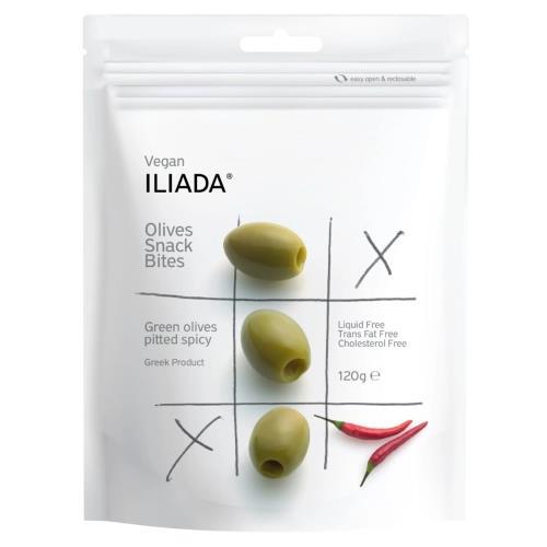 Olives Snack Bites Spicy (Iliada) 120g