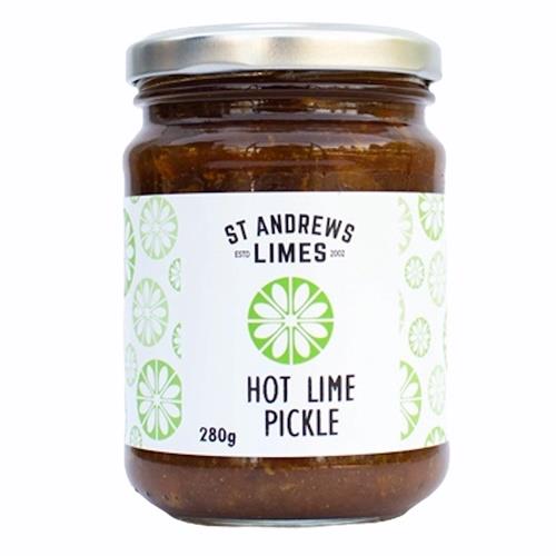 Pickle Hot Lime 280gm (St Andrews)