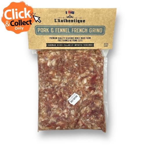 Pork & Fennel French Grind 450g (LAuthentique)