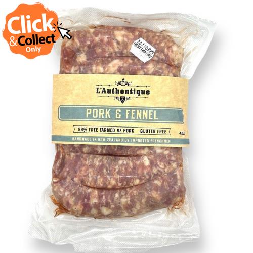 Pork & Fennel Sausages (LAuthentique) 420g