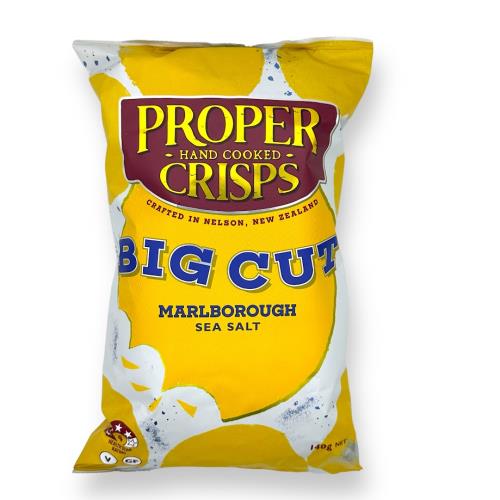 Proper Crisps Big Cut Malborough Sea Salt140gm