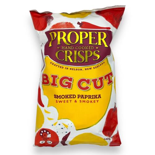 Proper Crisps Big Cut Smoked Paprika 140gm