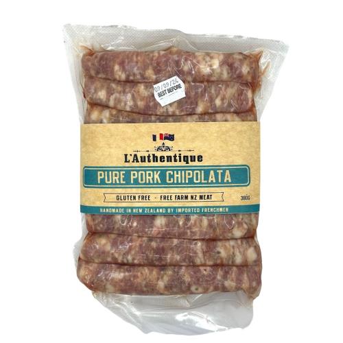 Pure Pork Breakfast Chipolata (LAuthentique) 380gm