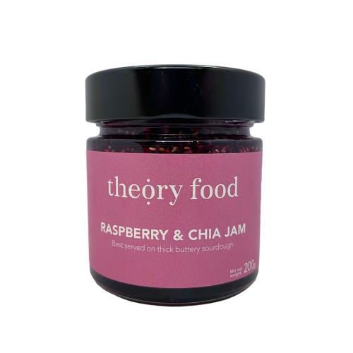 Raspberry and Chia Jam LOW SUGAR (Theory Food) 200g