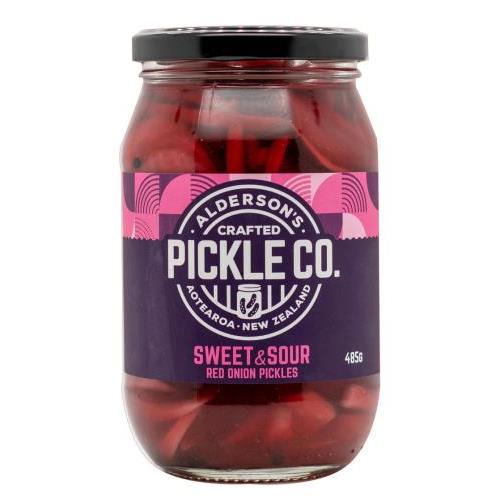 Red Onion Pickles Sweet and Sour (Aldersons) 485g