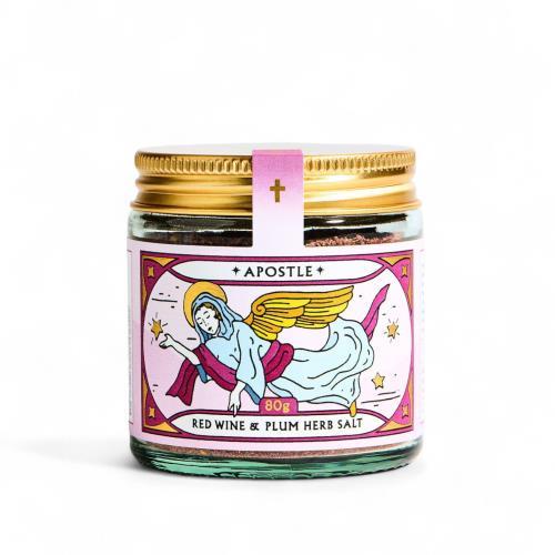 Red Wine and Plum Herb Salt (Apostle) 80g