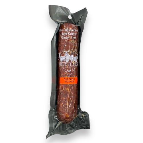 Salami Venison Pepper (Wild Hinds) 250g