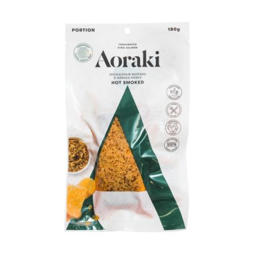 Salmon Hot Smoke Honey Mustard (Aoraki) 180g