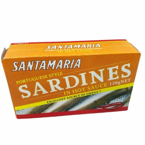 Sardines in Hot Sauce (Santamaria) 120g