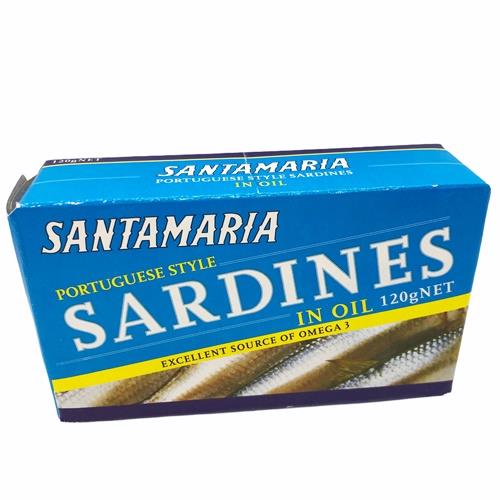 Sardines in Oil (Santamaria) 120g