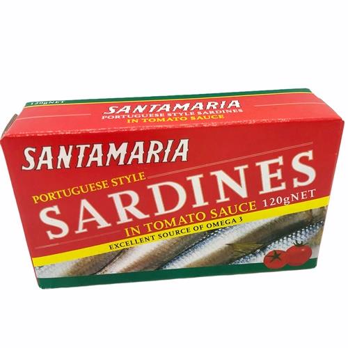 Sardines in Tomato Sauce (Santamaria) 120g