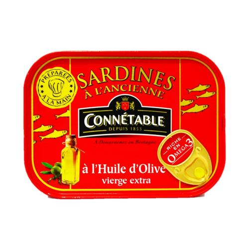 Sardines Whole in Extra Virgin Olive Oil (Connetable) 115g