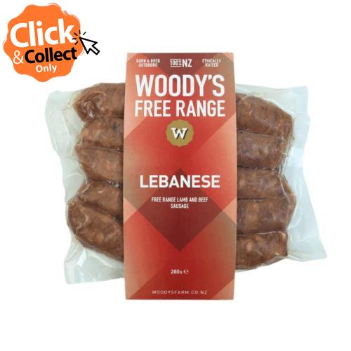 Sausages Beef (Woodys) 280g