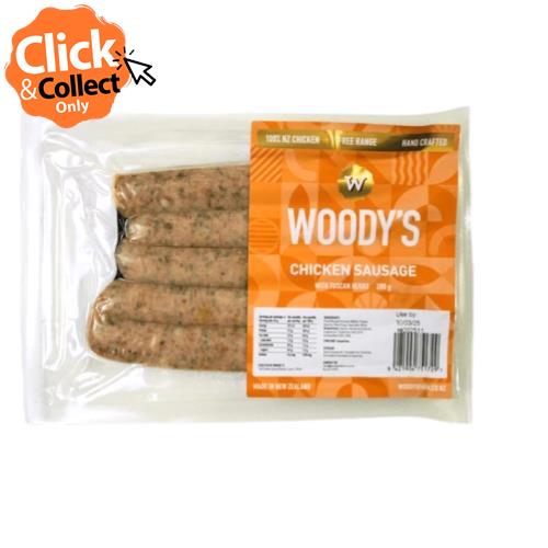 Sausages Chicken with Tuscan Herbs (Woodys) 280g