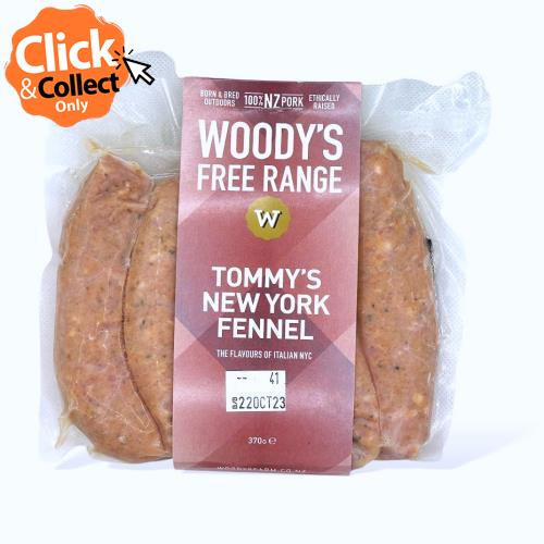 Sausages New York Fennel (Woodys) 370g