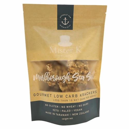 Sea Salt Crackers (Mister K) 120g