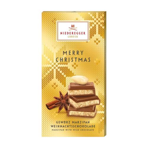 Spiced Christmas Marzipan Chocolate (Niederegger) 110g