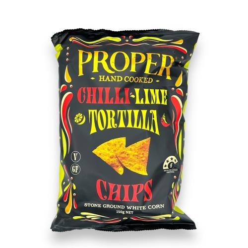 Tortillas Chilli Lime (Proper) 150g