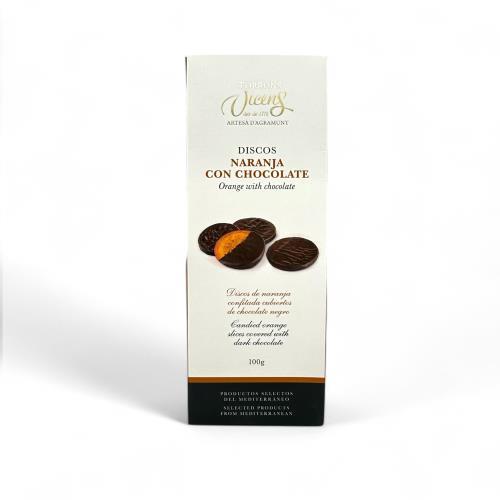 Vicens Chocolate Orange Rounds 100g