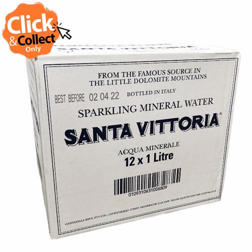 Water Sparkling CASE 12 x 1lt (Santa Vittoria)