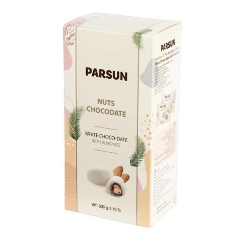 White Chocolate Dates with Almonds (Parsun) 300g